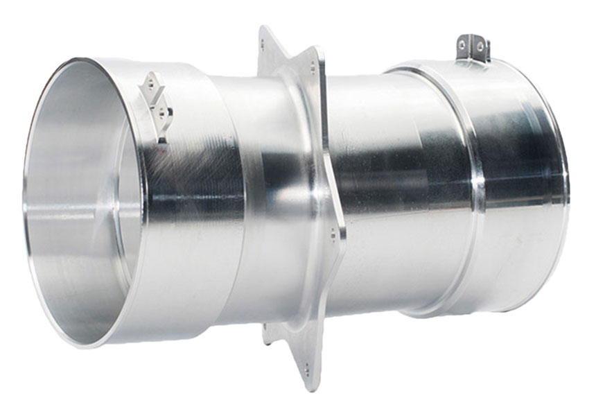 Diffuseur en aluminium pour aile d’avion usiné
sur le centre de tournage R300 d’Index.