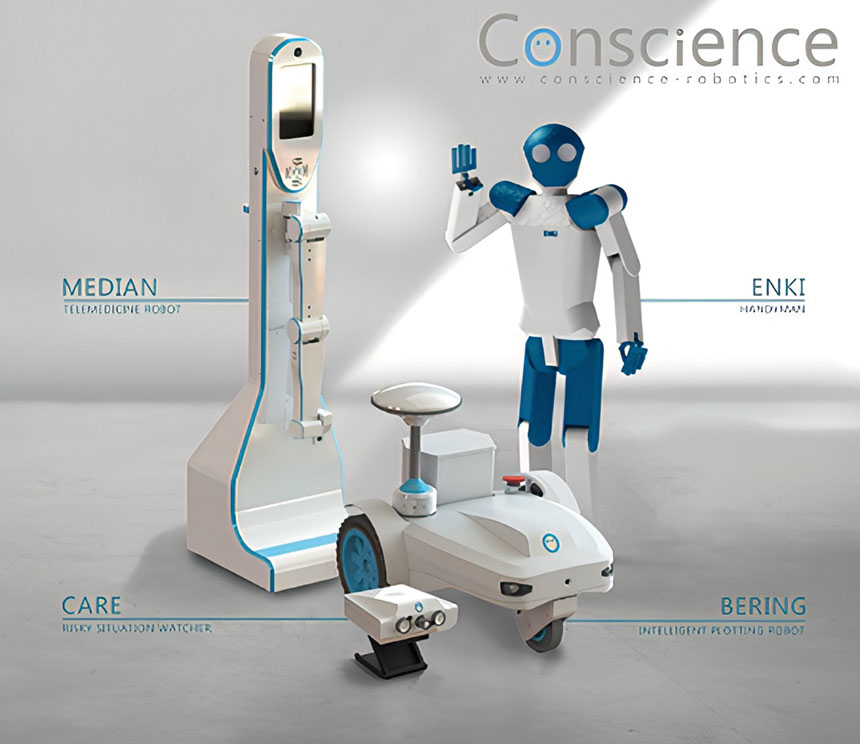 Cette solution robotique fait appel à l'intelligence artificielle et peut ainsi effectuer différentes tâches de façon autonome : déplacements, détection de l'environnement et interactions avec le contenu de ce dernier.
