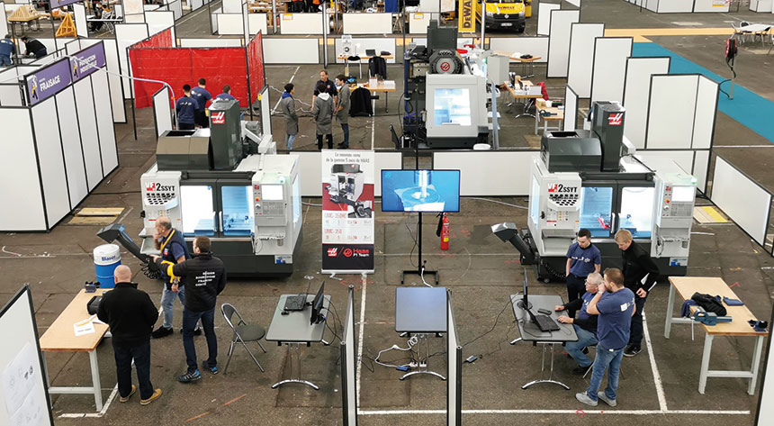 HFO REALMECA C.N.C., distributeur de HAAS AUTOMATION en France, a fourni quatre machines utilisées dans les catégories "Tournage" et "Fraisage" lors des sélections régionales Bourgogne-Franche-Comté de la 47e compétition Worldskills.
