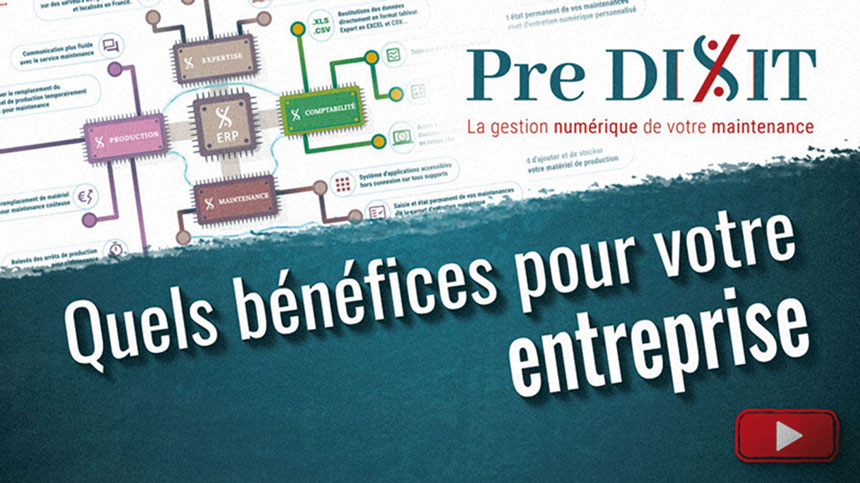 L’ERP Pre DIXIT propose plusieurs niveaux d’expertise préalable des immobilisations, ce qui facilite la gestion de risques du patrimoine de production. Source : Pre DIXIT