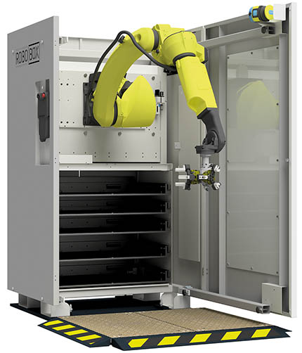 La Robobox s’adapte au projet d’usinage. Source : Spinner