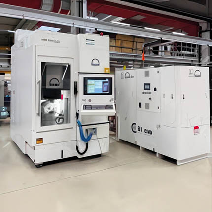 La Fortis HD dispose d’une conception compacte grâce à l'unité hybride intégrée et sa stabilité est assurée par un système de gestion thermique maison. Source : Kern