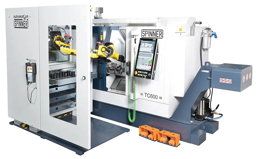 Les solutions proposées par Spinner Automation sont basées sur le système maison Robobox. La filiale de Spinner prend en charge l'intégration et l'automatisation des processus supplémentaires nécessaires. Source : Spinner