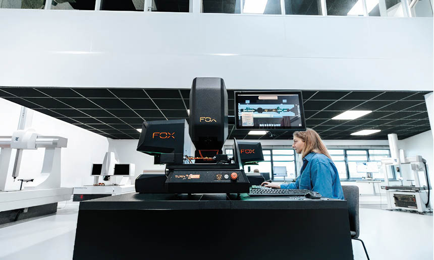 MCE Metrology présentera à Micronora 2026 plusieurs technologies complémentaires de mesure. Ici, la TurnX200 développée par le fabricant français FOX Metrology. Source : MCE Metrology