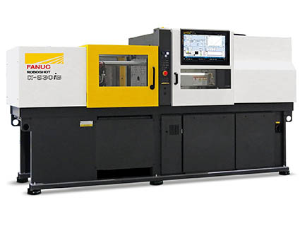 La configuration standard des presses électriques conçues par Fanuc répond à plus de 80 % des besoins d’injection. Source : Fanuc