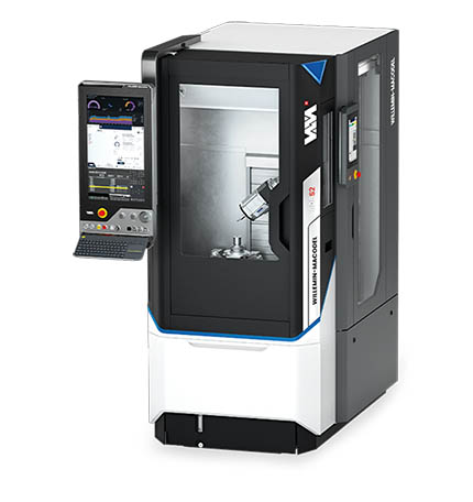 Le centre d’usinage 5 axes à moteurs linéaires et axes rotatifs Direct Drive 808S2 est adapté à l’usinage de pièces complexes de haute précision jusqu’à 120 mm. Source : Willemin-Macodel